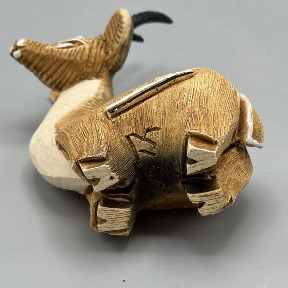 Vtg Artesania Rinconada Gazelle Figurine Springbok African Antelope 5" Wildlife - Picture 4 of 11